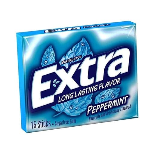Wrigley’s Extra Peppermint Gum 15 Sticks
