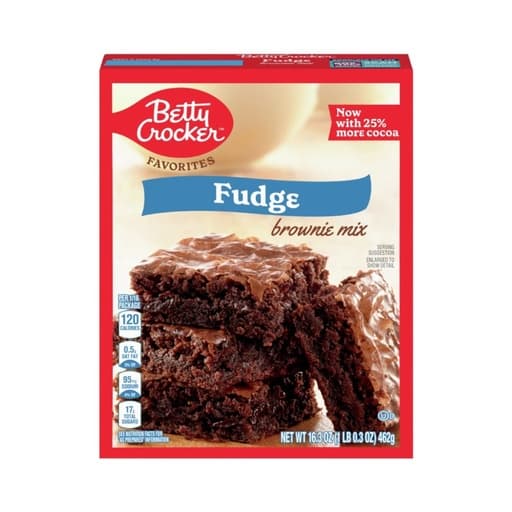 Betty Crocker Fudge Brownie Mix 462g