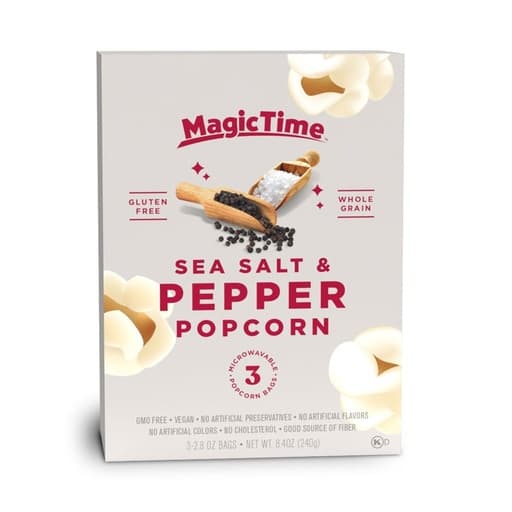 Magic Time Sea Salt & Pepper Popcorn 240g
