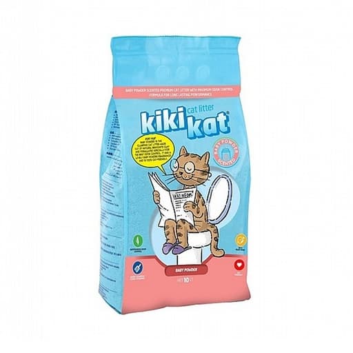 KikiKat Baby Powder Cat Litter 10lt