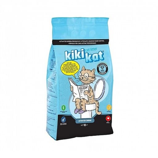 KikiKat Activated Carbon Cat Litter 10lt