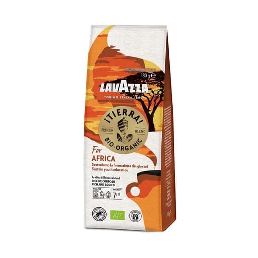 Lavazza For Africa Organic Ground Coffee 180g