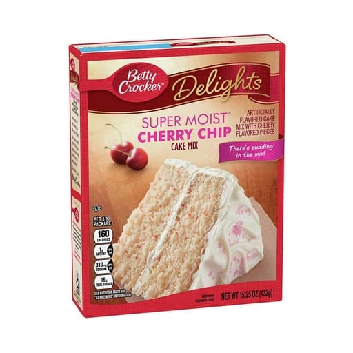 Betty Crocker Super Moist Cherry Chip Cake Mix 432g