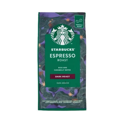 Starbucks Espresso Roast Dark Roast Coffee Beans 200g