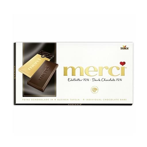 Merci Dark Chocolate 72% 100g