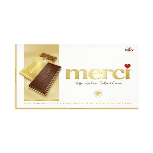 Merci Coffee & Cream Chocolate Bar 100g