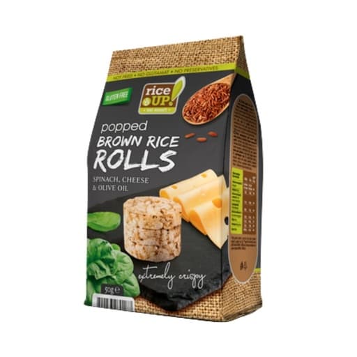 Rice Up Spinach Cheese Brown Rice Rolls 50g