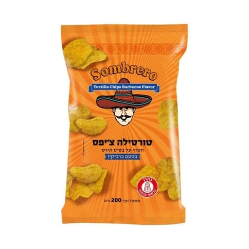 Sombrero Tortilla Barbeque Chips 200g