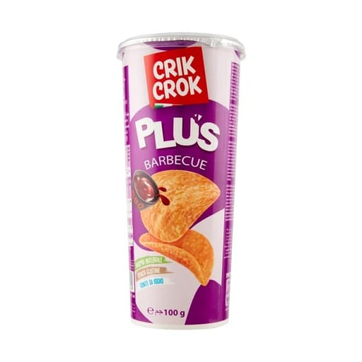 Crik Crok Plus Barbecue Chips 100g