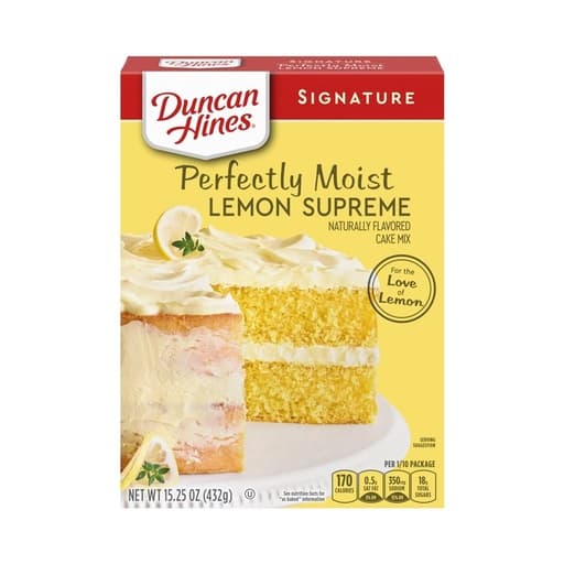 Duncan Hines Perfectly Moist Lemon Supreme 432g