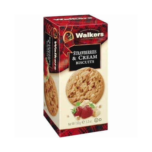 Walkers Strawberry & Cream Biscuit 150g