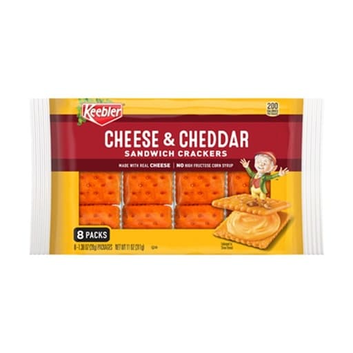 Keebler Cheese & Cheddar Sandwich Crackers 311G