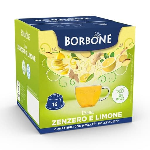 Borbone Zenzero E Limone Dolce Capsules x16
