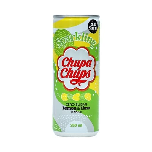 Chupa Chups Sparkling Lemon Lime 0% Sugar 250ml