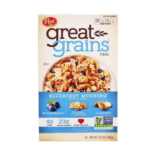Post Great Grains Blueberry Cereal 382g