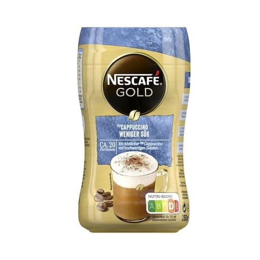 Nescafe Gold Cappuccino Less Sub 250g