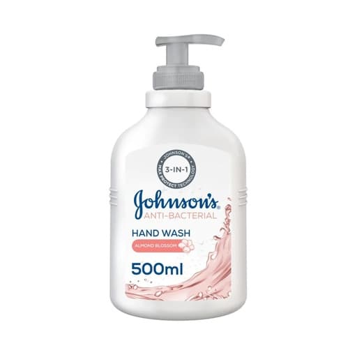 Johnson’s Anti-Bacterial Liquid Hand Wash 500ml