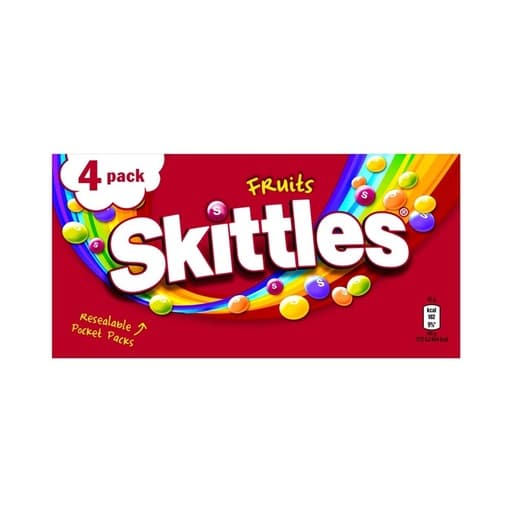 Skittles Fruits x4 180g