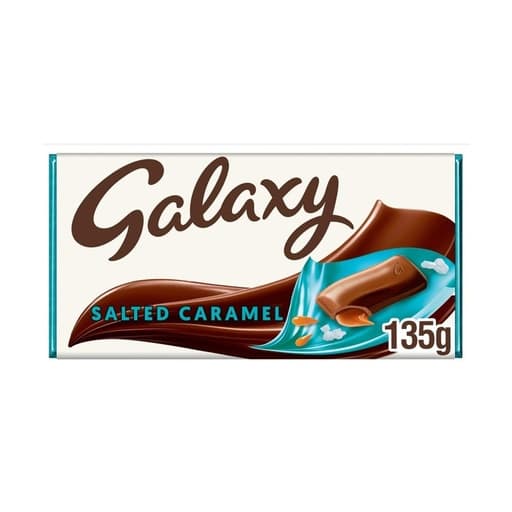 Galaxy Salted Caramel Chocolate Bar 135g