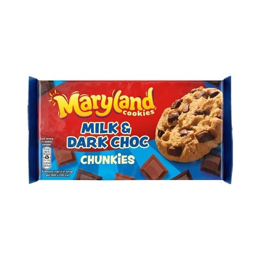 Maryland Cookies Milk Dark Chocolate 144g