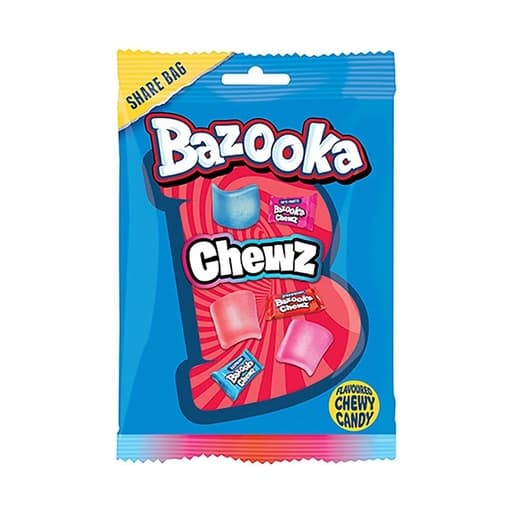 Bazooka Mini Chews Bar Soft Candy 120G