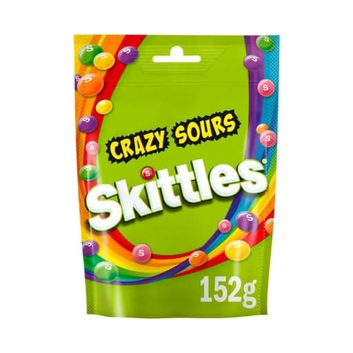 Skittles Crazy Sours Pouch 152g