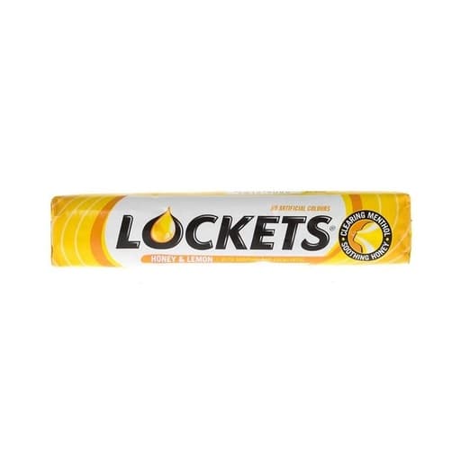 Lockets Honey & Lemon Cough Sweet Lozenges 41g