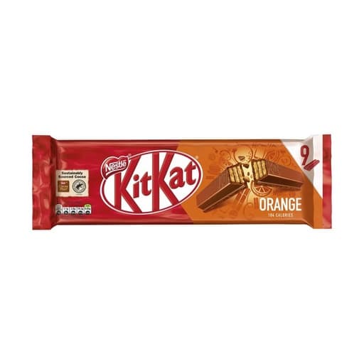 Nestle KitKat 2 Finger Milk Chocolate Orange 186.3g