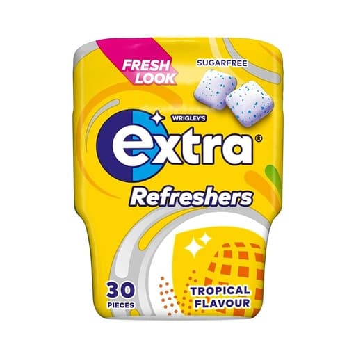 Extra Refreshers Tropical Flavor Sugar Free 67g