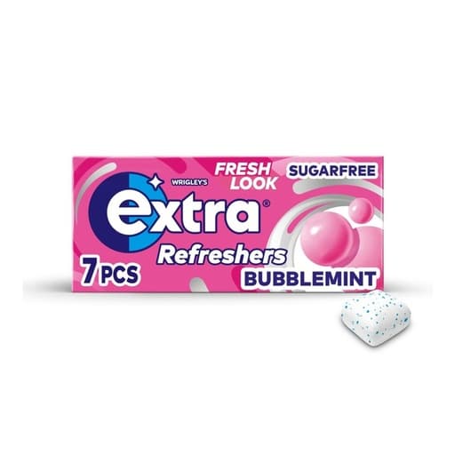 Extra Refreshers Bubblemint Sugar Free Gum 15.6g