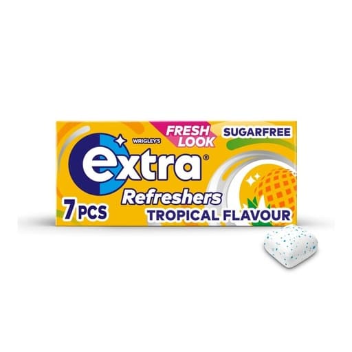 Extra Refreshers Tropical Flavor Sugar Free 15.6g