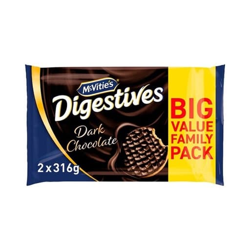 McVitie’s Digestives Dark Chocolate Twin Pack 632g