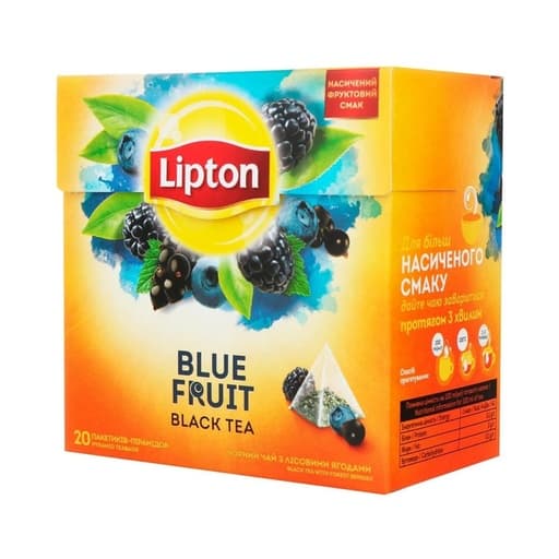 Lipton Blue Fruit Black Tea 36g