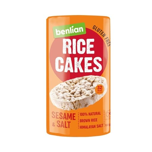 Benlian Sesame & Salt Rice Cakes 100g