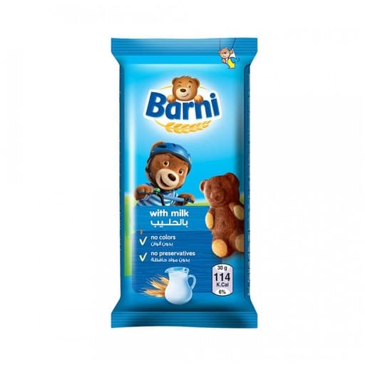 Barni Cake Bear With Milk 30g