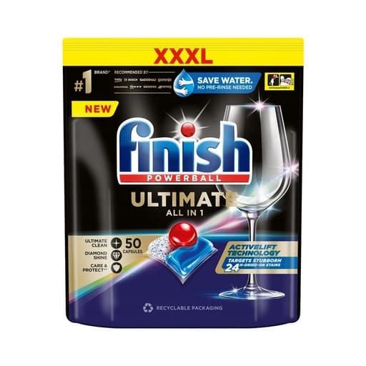 Finish Powerball Ultimate All in 1 Regular 50 Capsules