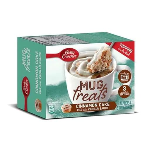 Betty Crocker Mug Treats Cinnamon Cake Mix 204g