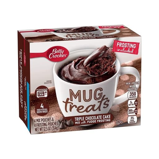 Betty Crocker Mug Treats triple chocolate cake mix 255g