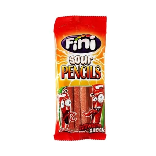 Fini Sour Pencils Strawberry Shock 75g