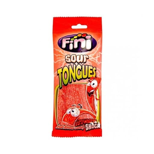 Fini Sour Tongues Strawberry Shock 75g