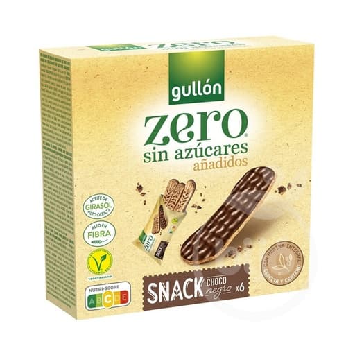 Gullon Dark Chocolate Snack Zero Sugar 150g