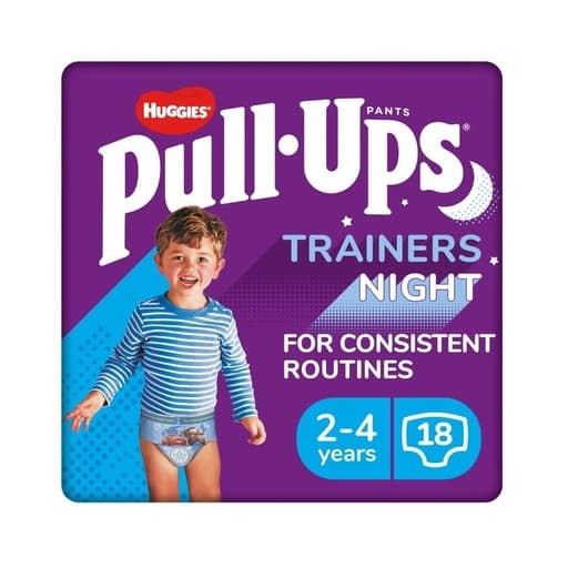 Huggies Pants Pull-Ups Blue Training 2-4 Night