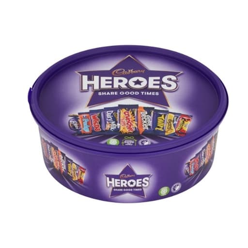 Cadbury Heroes Chocolate Tub 600g