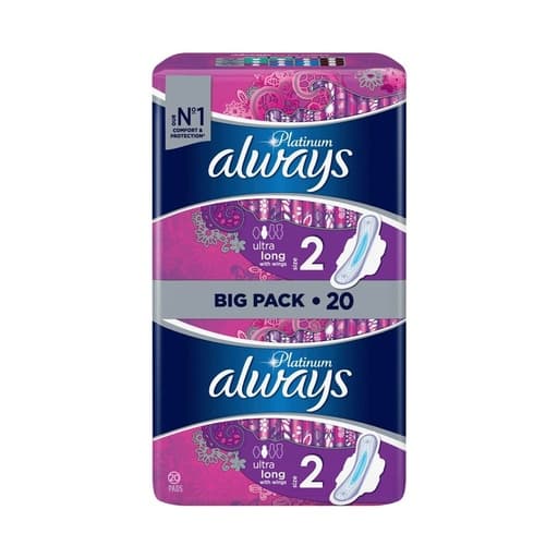 Always Platinum Long 20 Ultra Pads