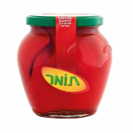 Tomer roasted Peeled Marinated Red Peppers 330g