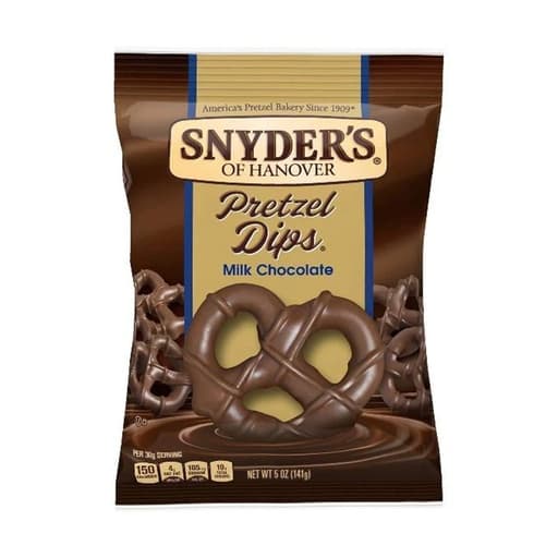 Snyder’s Pretzel Dips Milk Chocolate 141g