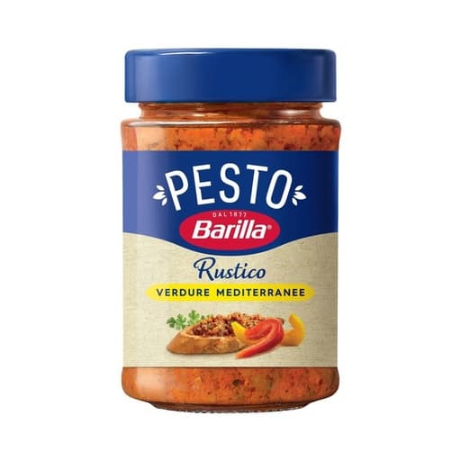 Barilla Pesto Rustico With Mediterranean Vegetables 200g