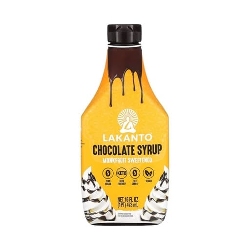 Lakanto Chocolate Syrup Monk Fruit Sweetened 473ml