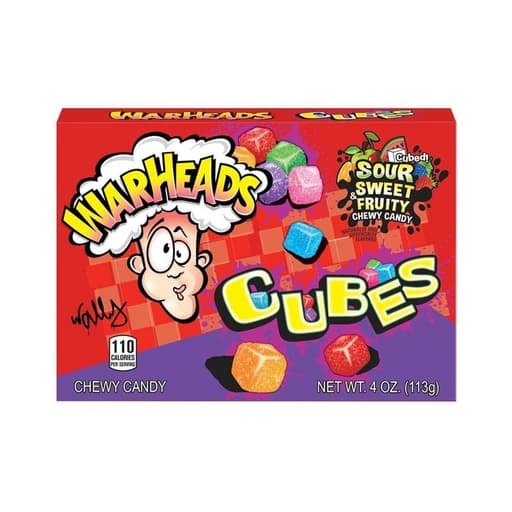 Warheads Sour Chewy Cubes 113g