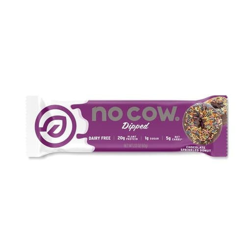 No Cow Dipped Chocolate Sprinkled Donut Protein Bar 60g